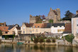 Village de Beaumont sur Sarthe en France Village de Beaumont sur Sarthe en France