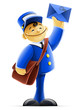 mail carrier with bag mail carrier with bag