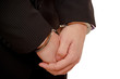 handcuffed business man handcuffed business man