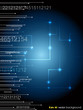 Blue technology background