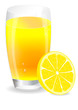 Lemon Tea. Vector illustration.