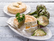 quiche with artichoke-torta salata ai carciofi