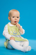 baby brushing teeth