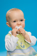 baby with pacifier