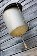 Old metal water dispenser. Old metal water dispenser.