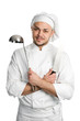 chef with ladle isolated