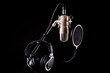 mikrofon im tonstudio