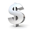 3d Metall-Dollar