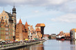 Photo: Motlawa river quay in Gdansk, Poland Motlawa river quay in Gdansk, Poland