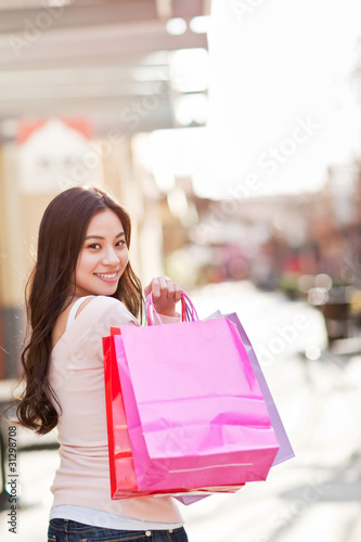 Photo: Asian woman shopping Asian woman shopping