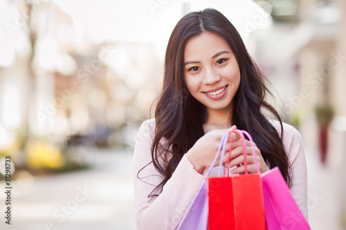 Photo: Asian woman shopping Asian woman shopping