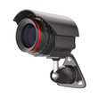 security camera on white background. Isolated 3D image security camera on white background. Isolated 3D image