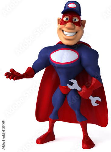 Illustration: Super garagiste Super garagiste