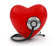 Heart with Stethoscope Heart with Stethoscope