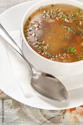 Photo: mushroom soup mushroom soup