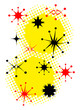 Retro Stars Clip Art Vintage