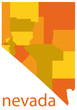 detailed map of nevada state