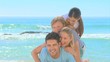 Video: Whole family making a pyramid Whole family making a pyramid