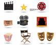 movie vector icons movie vector icons