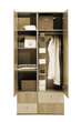 wardrobe with clothes wardrobe with clothes