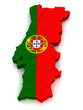 3D Map of Portugal