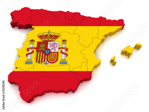 Foto: 3D Map of Spain 3D Map of Spain