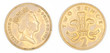 coins on white