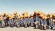 Lots Of Businessmen