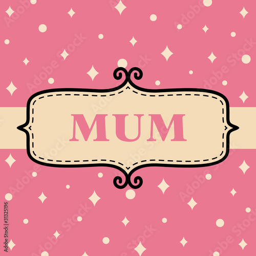 Vector: Happy Mother's Day Happy Mother's Day