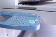 Photo: A Copy scanning in photocopier. A Copy scanning in photocopier.