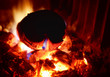 Fireplace close up
