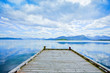 Pier on an sea in norway
