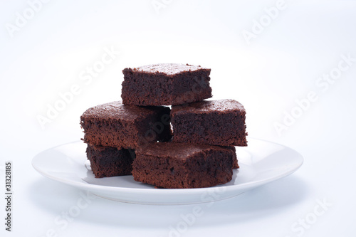 Photo: Chocolate brownies Chocolate brownies