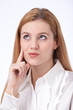 Photo: Young business woman thinking Young business woman thinking