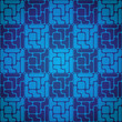Seamless pattern like tetris game - illustration