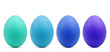 blaue Ostereier