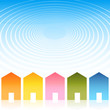 Housing Ripple Effect Background Housing Ripple Effect Background