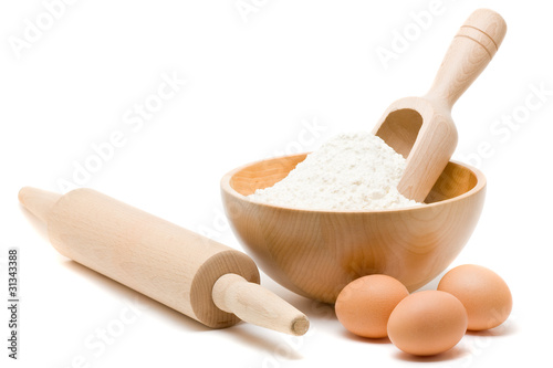 Photo: Baking ingredients Baking ingredients