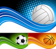 Set sport background