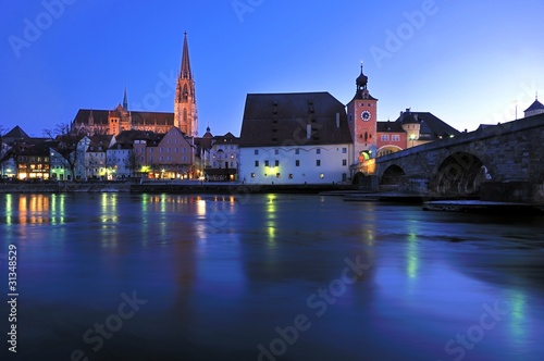 Photo: Medieval Architecture at Regensburg, Germany Medieval Architecture at Regensburg, Germany