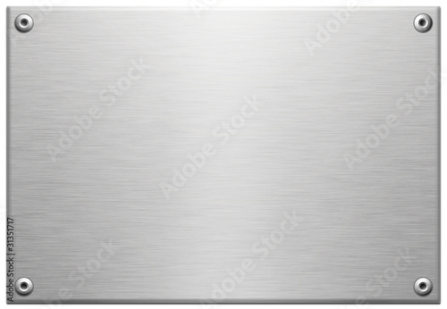 Illustration: Empty Silver Plate Empty Silver Plate