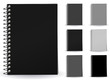 black blank book
