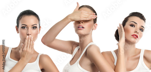 Photo: three women three women