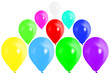 balloons isolated on a white background