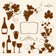 Winery design. Vector illustration.