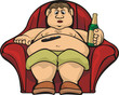idler - fat guy after work