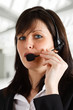 Female phone operator