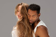 Young couple dances Caribbean Salsa Young couple dances Caribbean Salsa