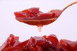 Jam from a quince in the spoon Jam from a quince in the spoon