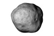Generic asteroid on white. Realistic 3d render. Generic asteroid on white. Realistic 3d render.